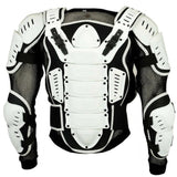 Adult White Motocross Body Armour Bikequad Protective Enduro Bionic Quad Jacket - biznimart
