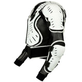 Adult White Motocross Body Armour Bikequad Protective Enduro Bionic Quad Jacket - biznimart