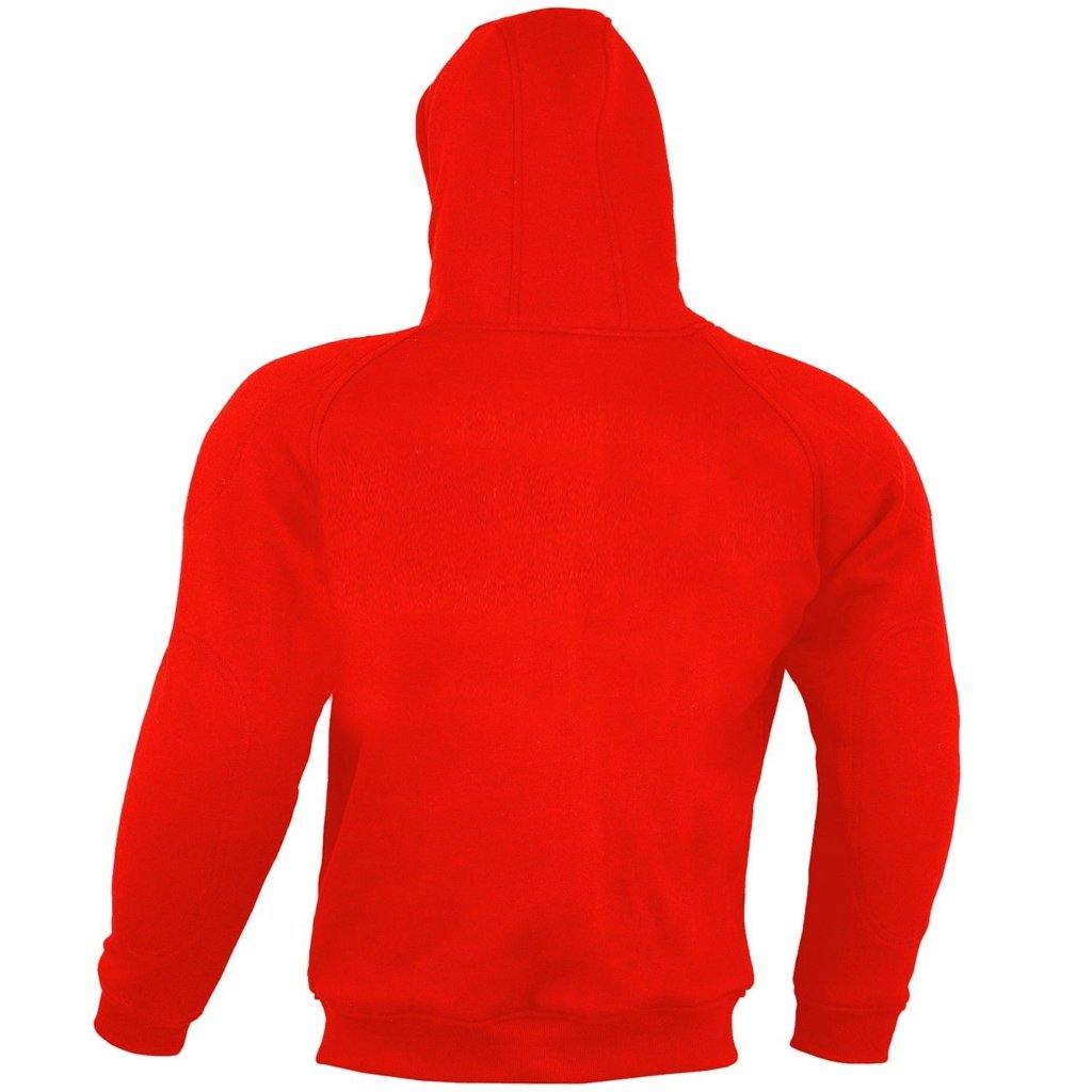 Armoured Hoody Motorbike Hoodie Jacket Zip Up Removable CE Armor UK - biznimart