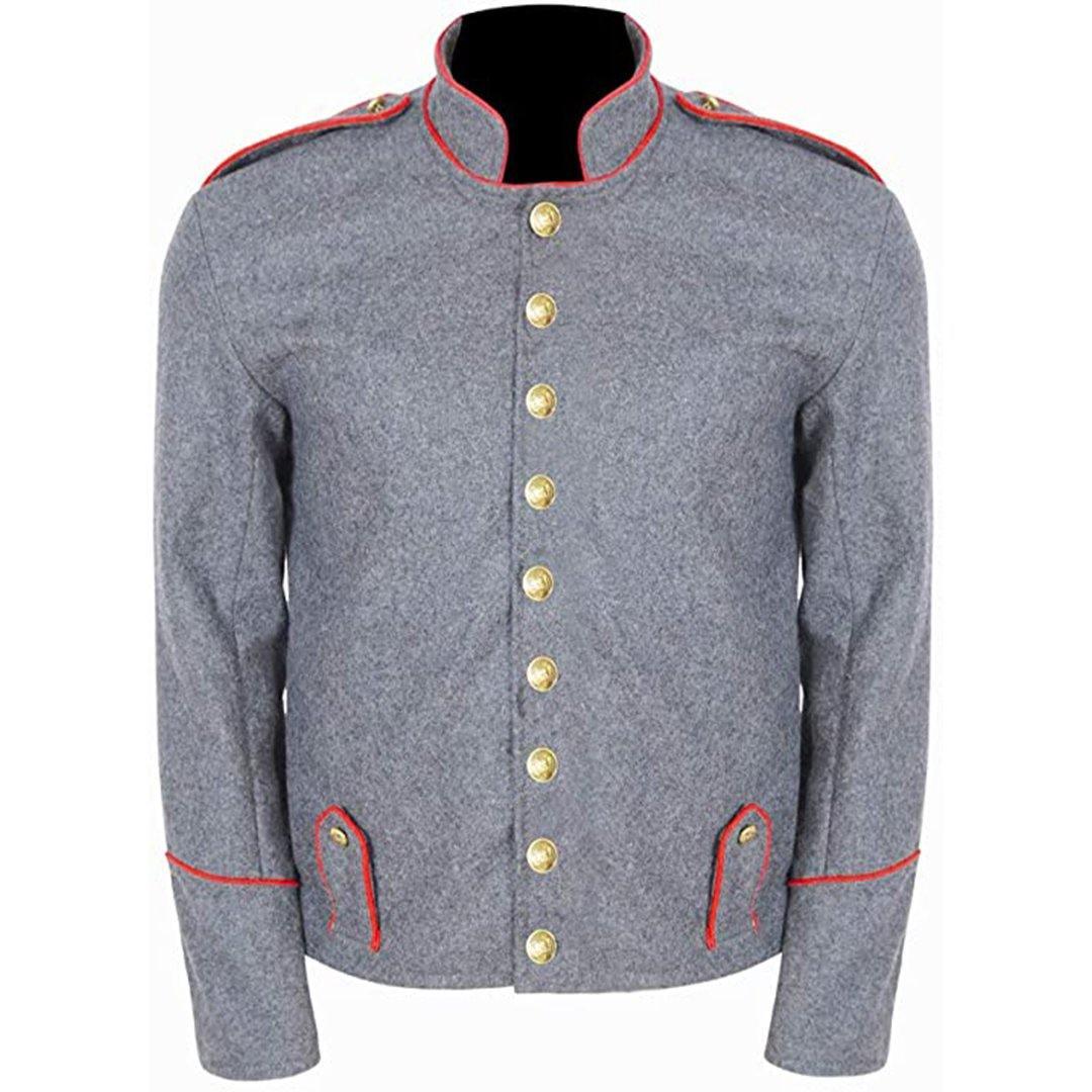 CW Richmond Depot 1 And Northern Virginia Style Shell Jacket With Artillery Red Piping - biznimart