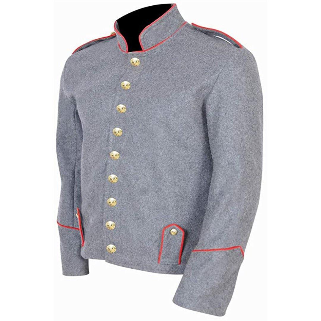 CW Richmond Depot 1 And Northern Virginia Style Shell Jacket With Artillery Red Piping - biznimart