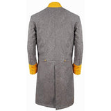 Cavalry CW Officer's Dual Breasted Frock Coat With Yellow Collar And Cuff - biznimart