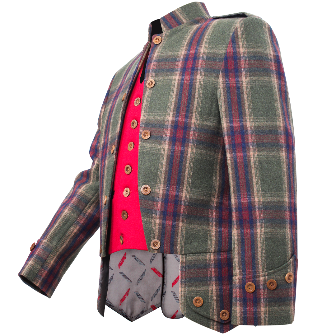 Ettrick Tweed Sheriffmuir Jacket With Waistcoat - biznimart