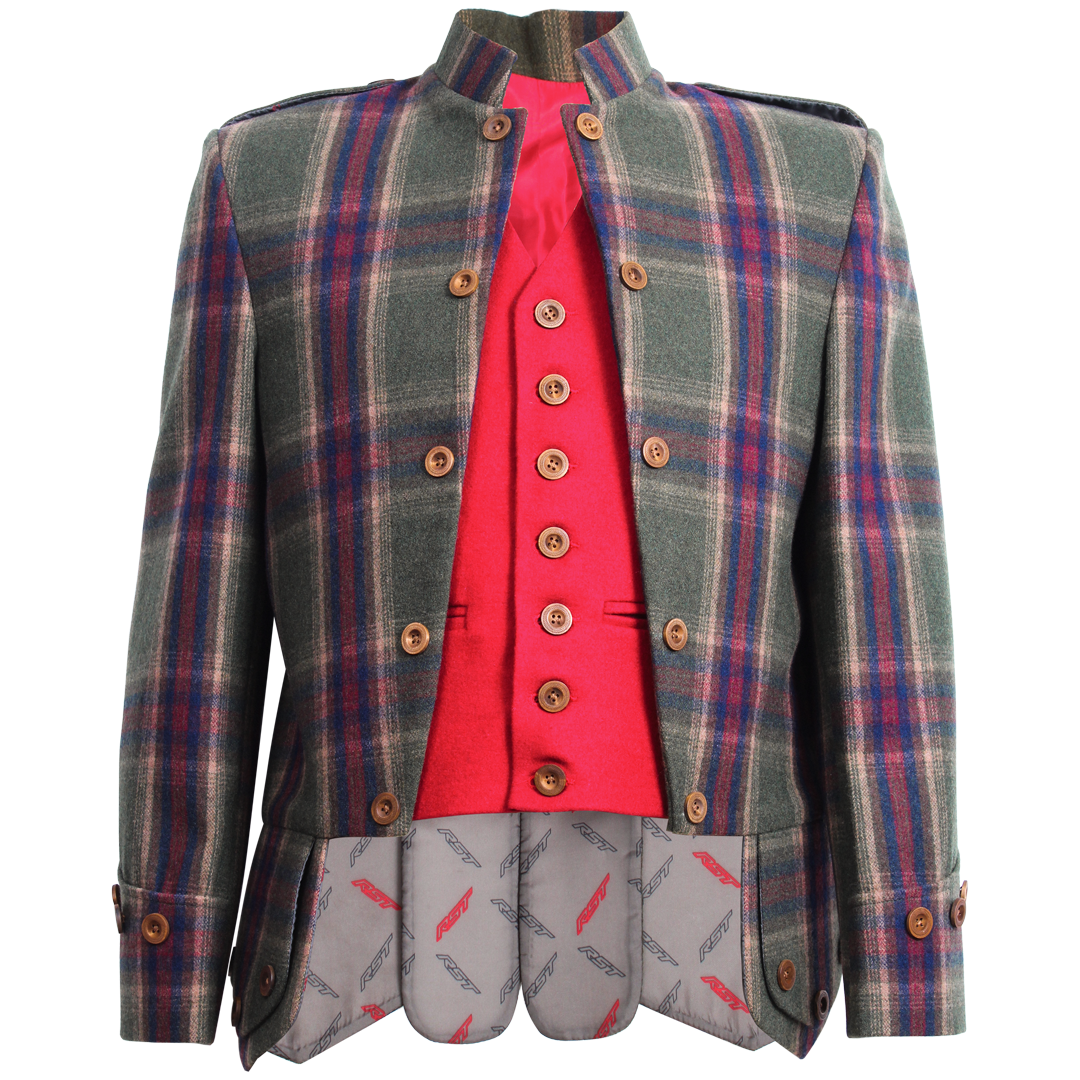 Ettrick Tweed Sheriffmuir Jacket With Waistcoat - biznimart