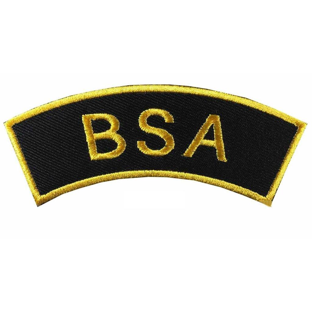 50-PCS Golden Traditional Motorcycle Shoulder Title Patches Badges Sew on Iron on patch - biznimart