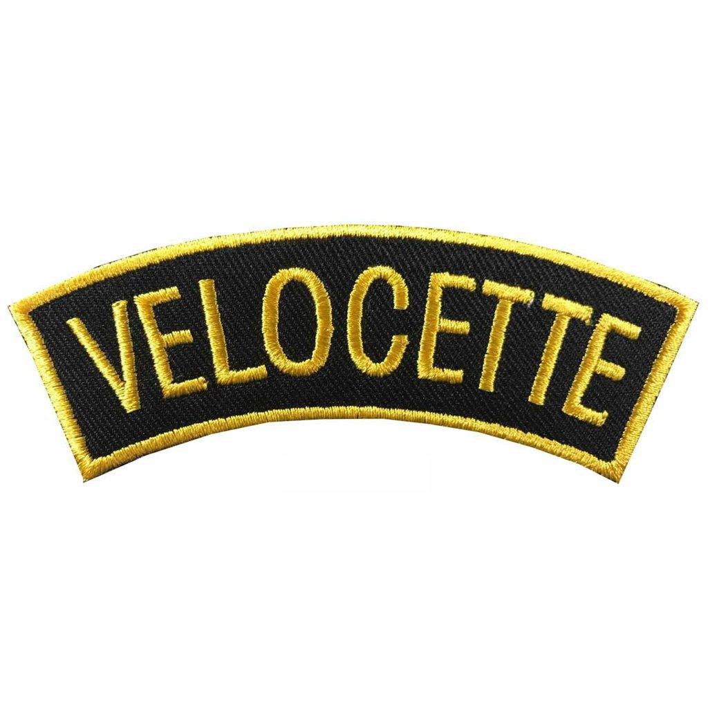 50-PCS Golden Traditional Motorcycle Shoulder Title Patches Badges Sew on Iron on patch - biznimart