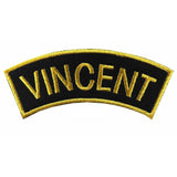 50-PCS Golden Traditional Motorcycle Shoulder Title Patches Badges Sew on Iron on patch - biznimart