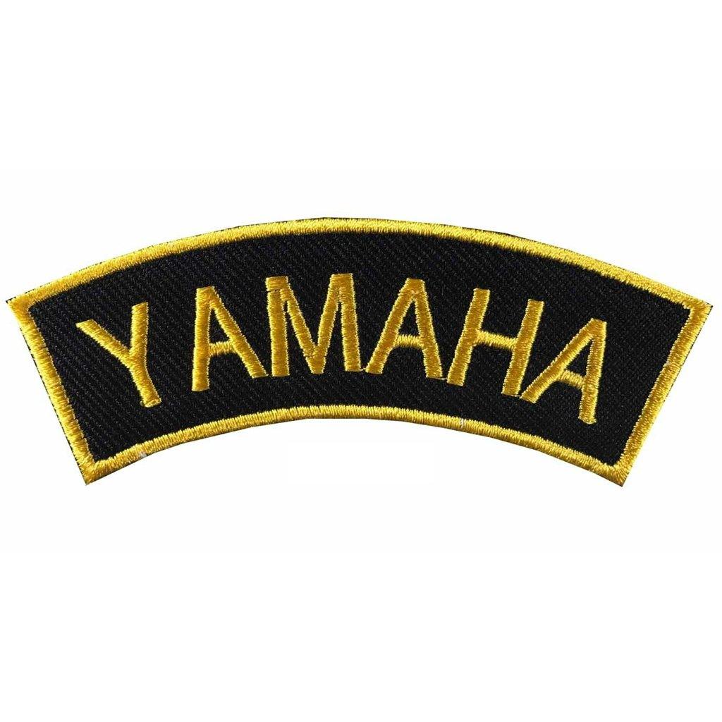 50-PCS Golden Traditional Motorcycle Shoulder Title Patches Badges Sew on Iron on patch - biznimart