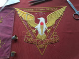 Drum Major Or Pipe Major Baldric / Sash Custom Made Hand Embroidered Blazer - biznimart