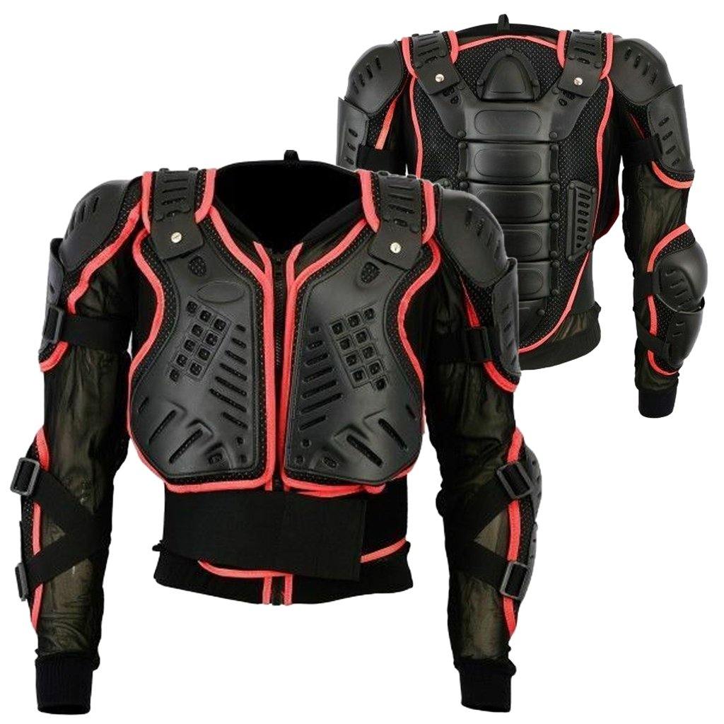 Adult Body Armour Motocross Jacket Chest Spine Elbow Shoulder Protection - biznimart