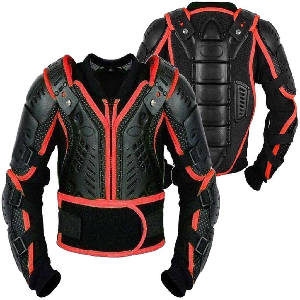 Adult Body Armour Motocross Jacket Chest Spine Elbow Shoulder Protection - biznimart