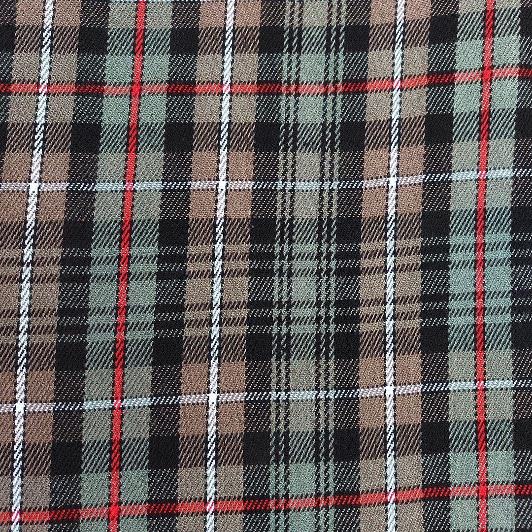 Super Acrylic Wool 13oz Scottish Tartan Kilts 8 Yards With Box Pleats 24" Regular Drop Fringed Apron 3 Metal Buckles Leather Straps - biznimart