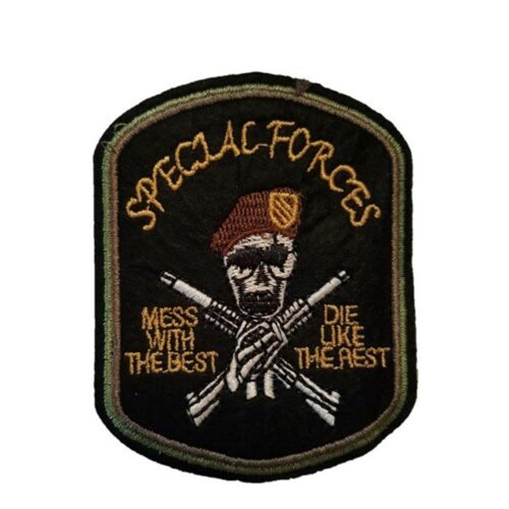 50-PCS Military style Embroidered Iron On Sew On Patches Badges Transfers Fancy Dress - biznimart