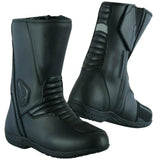 Motorbike Woltex Touring Leather Shoes Boots Touring Shoes Black