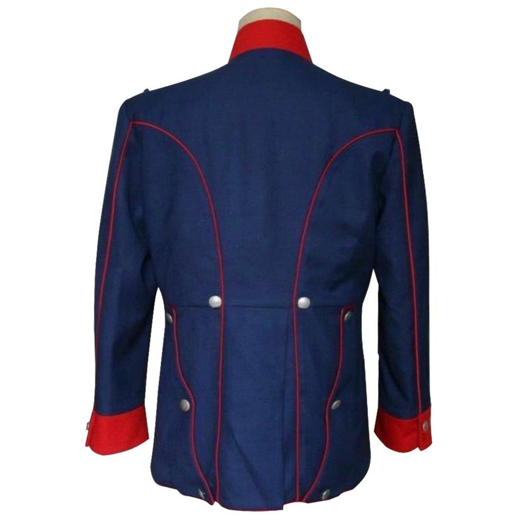 Napoleon Jacket Navy Blue Blazer Wool - biznimart