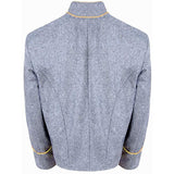 Cavalry CW CS Yellow Piping Trim Grey Wool Shell Jacket Yellow Trim - biznimart