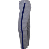 US CW 2 Inches Trim Grey Trouser Artillery/Infantry/Cavalry/Black/Rank Stripe - biznimart