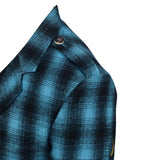 Blue And Black Pure Wool Argyll Jacket With Waistcoat/Vest - biznimart