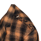 Black And Orange Pure Wool Argyll Jacket With Waistcoat/Vest - biznimart