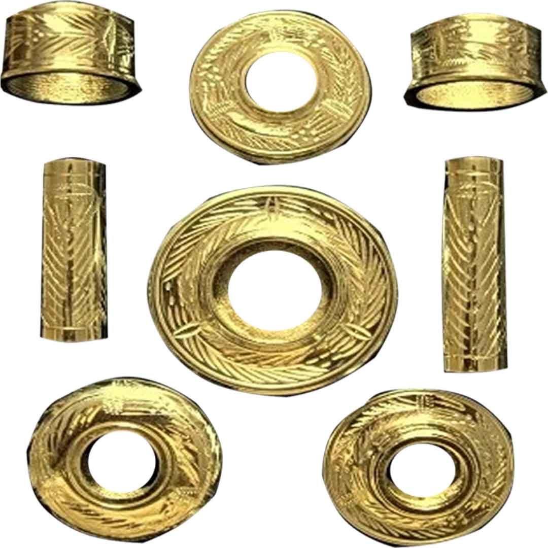 Highland Bagpipe Fittings Fully Engraved - biznimart