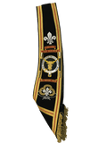 Drum Major Or Pipe Major Baldric / Sash Custom Made Hand Embroidered Blazer - biznimart