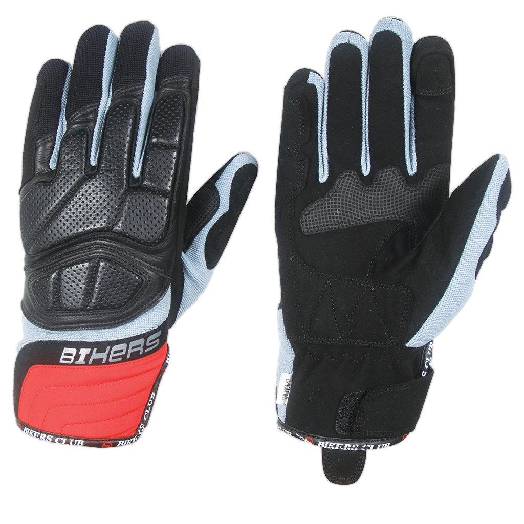 Biker Club Mesh Knuckle Short Summer Motorbike Gloves - biznimart