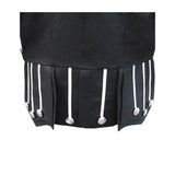 Black Scots Guards Style Doublet With Castellated Shoulder Shells