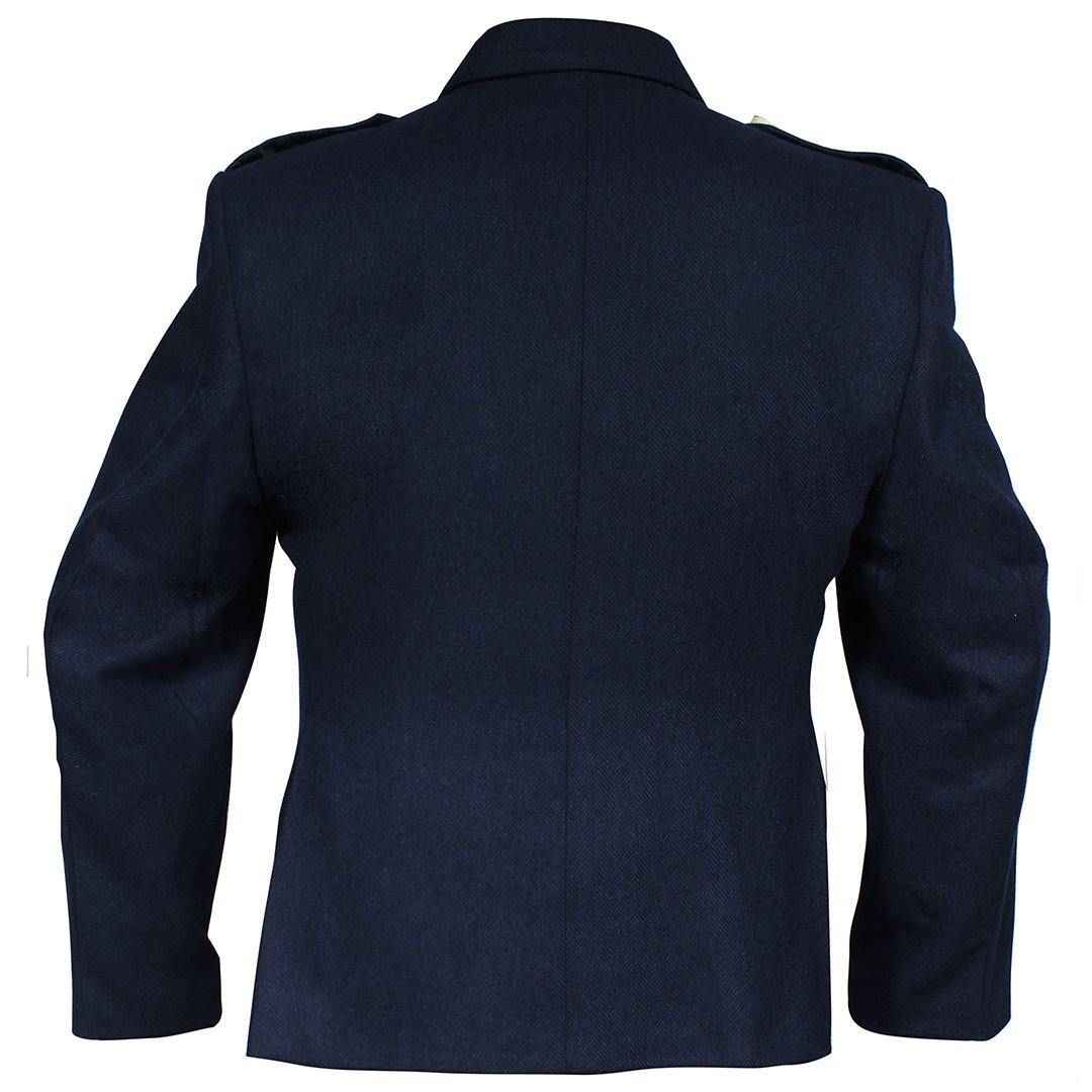 Blue Tweed Argyll Jacket & Vest Pure Wool - biznimart