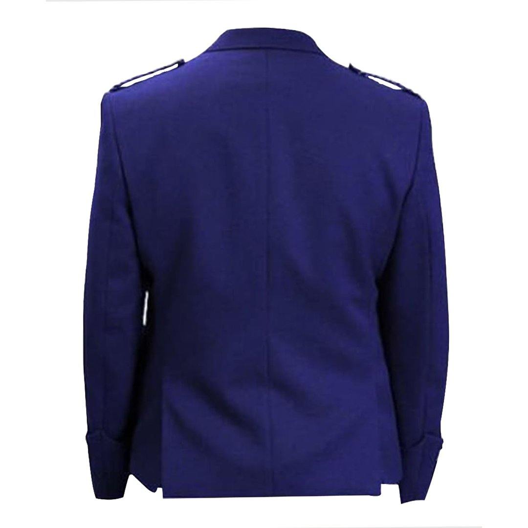 Blue Argyll Jacket And Vest - biznimart