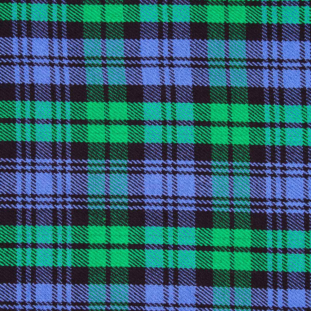 Super Acrylic Wool 13oz Scottish Tartan Kilts 8 Yards With Box Pleats 24" Regular Drop Fringed Apron 3 Metal Buckles Leather Straps - biznimart