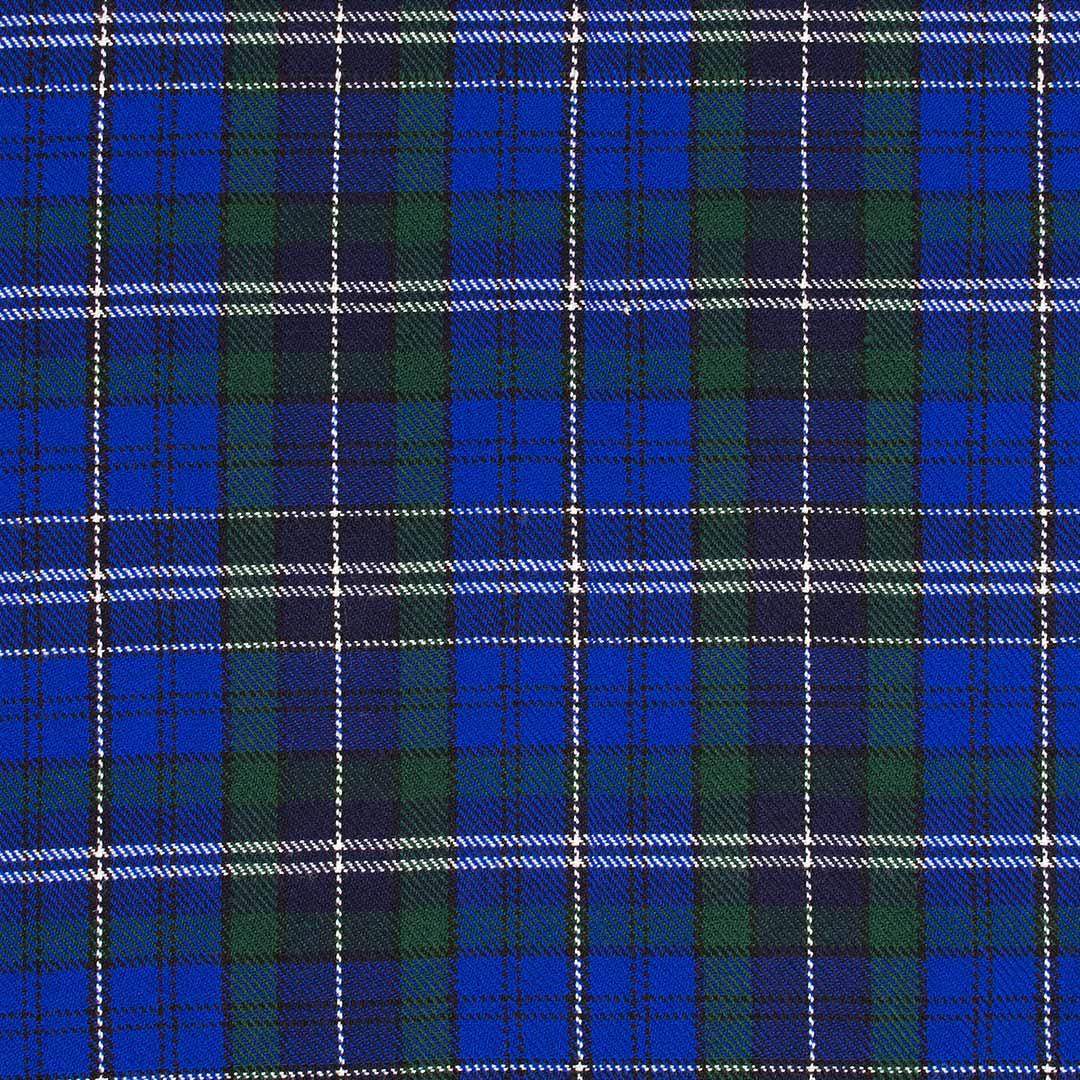 Super Acrylic Wool 13oz Scottish Tartan Kilts 8 Yards With Box Pleats 24" Regular Drop Fringed Apron 3 Metal Buckles Leather Straps - biznimart