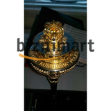 Custom Made Drum Major Mace Stave With Scrolls & Crown Top - biznimart