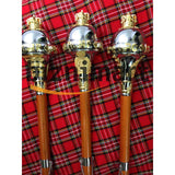 Drum Major Mace Custom Made Ceremonial Mace With Battle Honors - biznimart