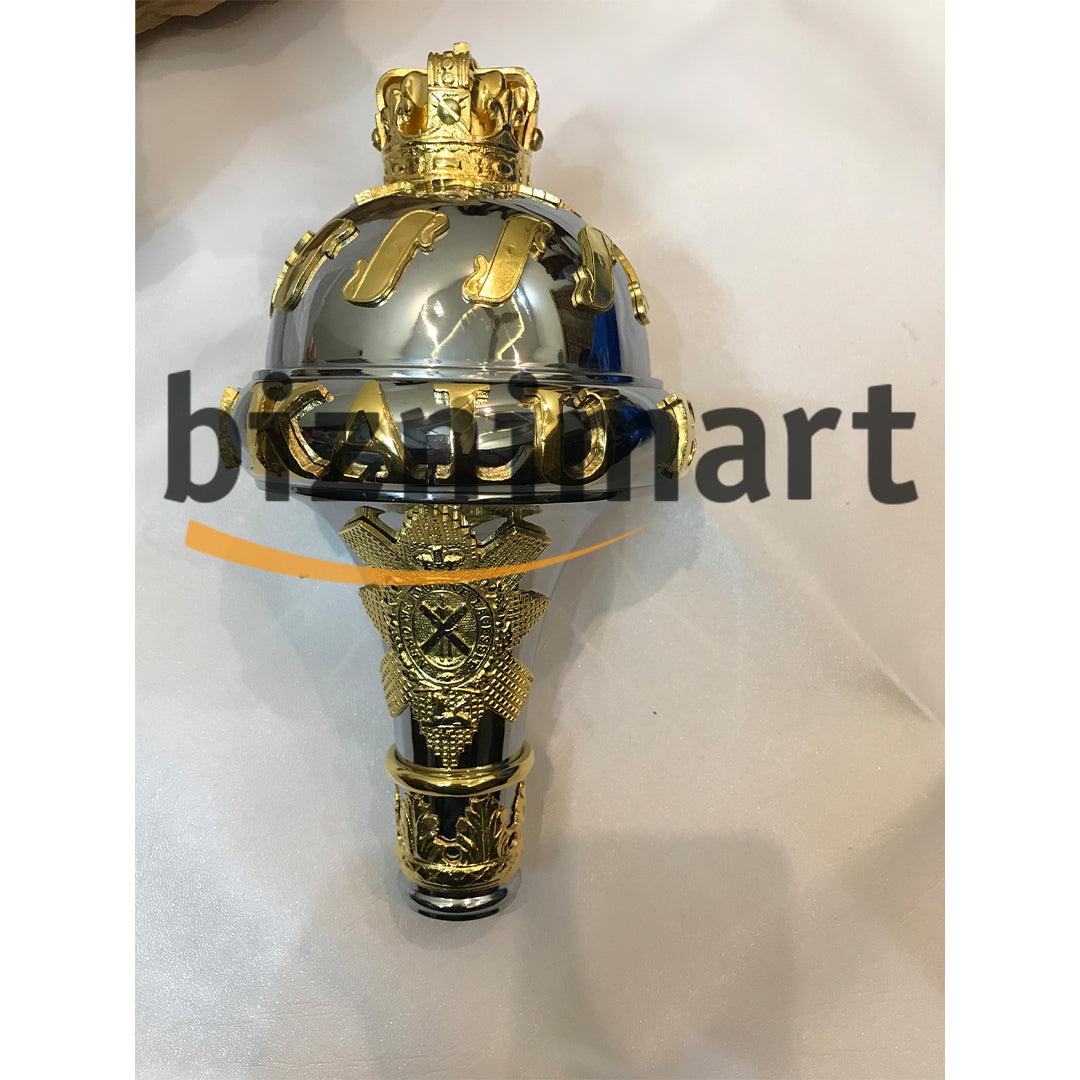 Drum Major Mace Custom Made Ceremonial Mace With Battle Honors - biznimart
