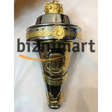 Custom Made Drum Major Mace Stave With Scrolls & Crown Top - biznimart