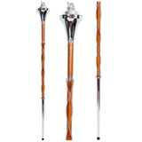 Drum Major Stave Chrome Flat Head With Lion And Crown Top
