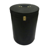 Feather Bonnet Hat Cap Carrying Case Black Color Scottish Bonnet Wooden Case