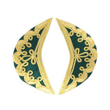 Green Pipe Band Doublet With Fancy Gold Trim