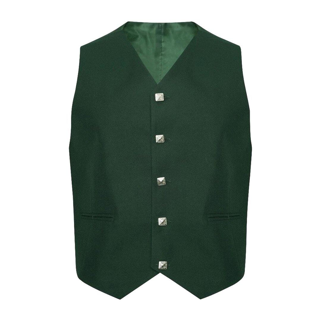 Green Argyll Jacket And Vest - biznimart