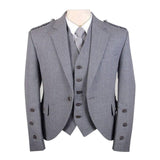 Light Grey Tweed Argyll Jacket And Vest