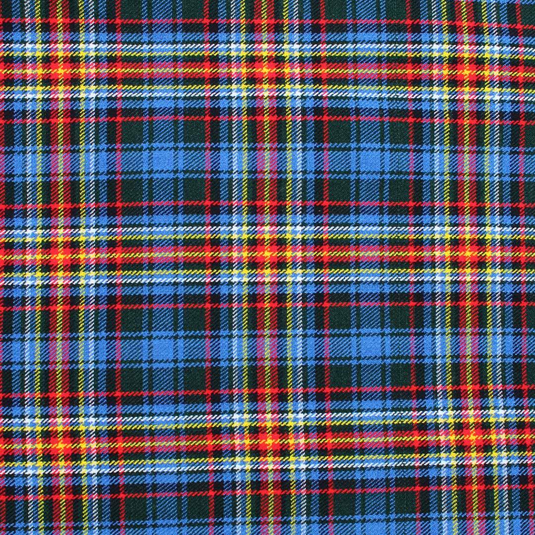 Super Acrylic Wool 13oz Scottish Tartan Kilts 8 Yards With Box Pleats 24" Regular Drop Fringed Apron 3 Metal Buckles Leather Straps - biznimart