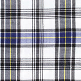 Super Acrylic Wool 13oz Scottish Tartan Kilts 8 Yards With Box Pleats 24" Regular Drop Fringed Apron 3 Metal Buckles Leather Straps - biznimart