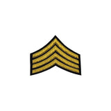 imperial-highland-supplies-4-stripes-chevron-badge-gold-bullion-on-black