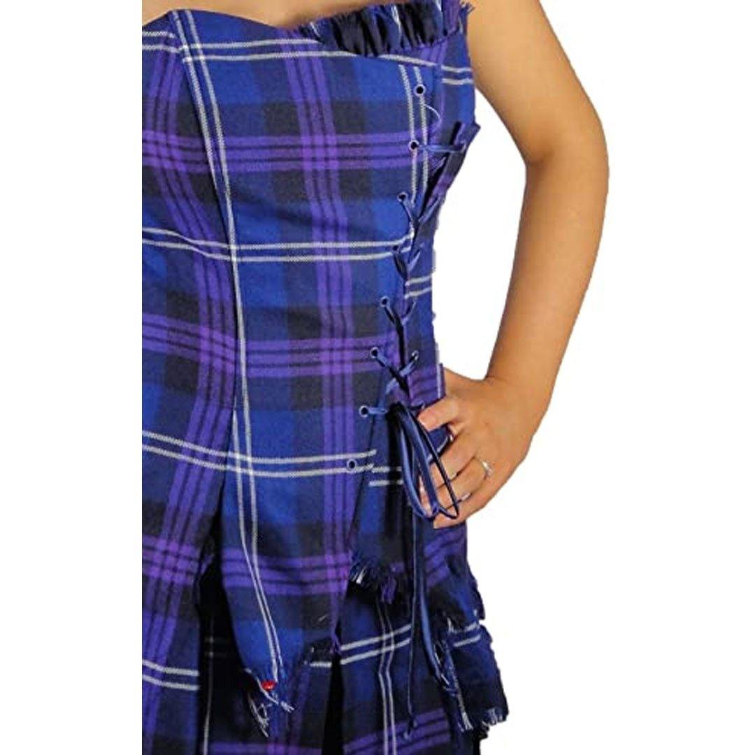 imperial-highland-supplies-Tartan-Corset-Bella-Plaid-close