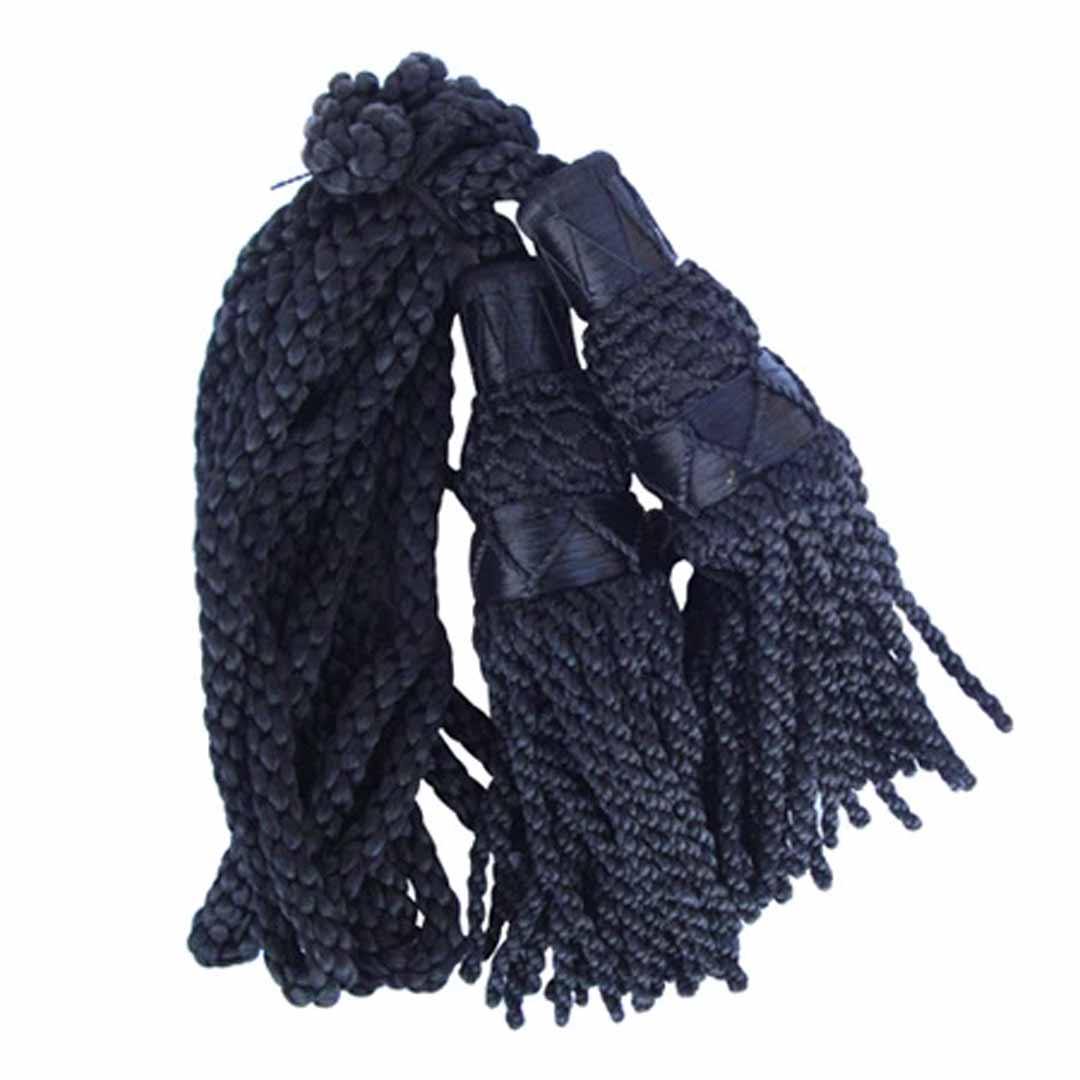 Black Bagpipe Silk Cord | biznimart