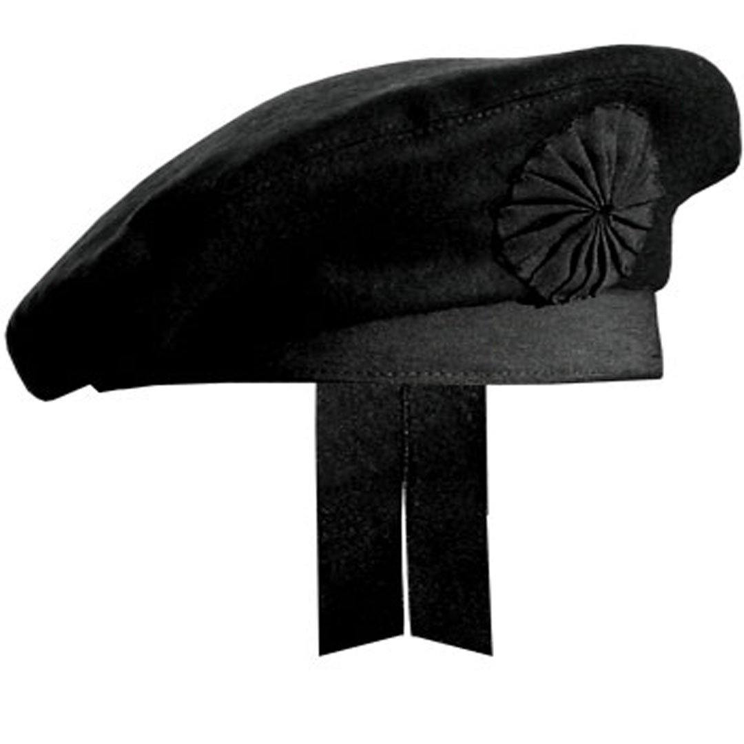 Black Wool Irish Caubeen - biznimart