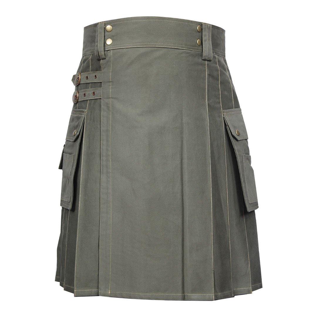 Classic Men Utility Kilt Heavy Cotton - biznimart