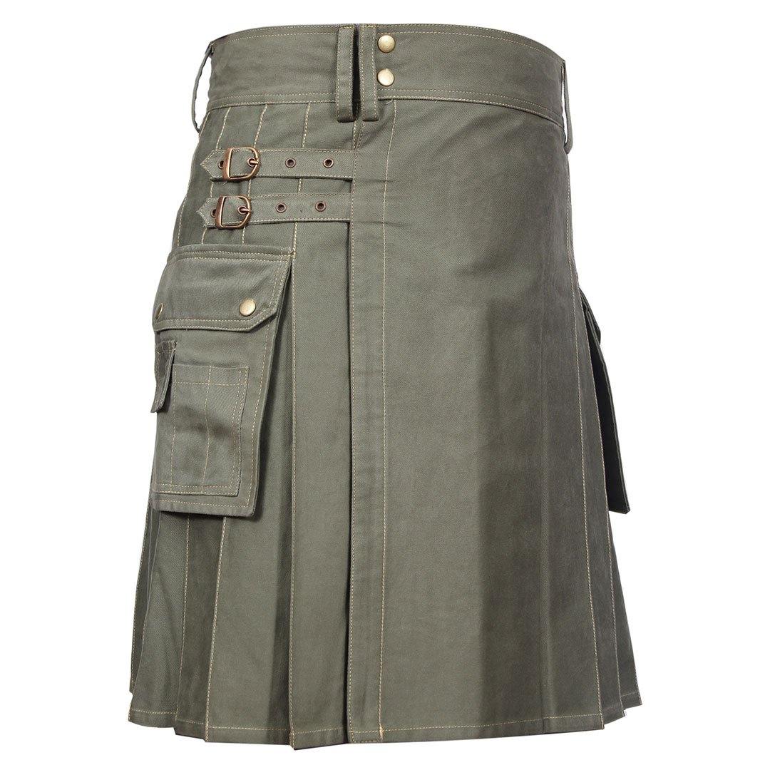 Classic Men Utility Kilt Heavy Cotton - biznimart