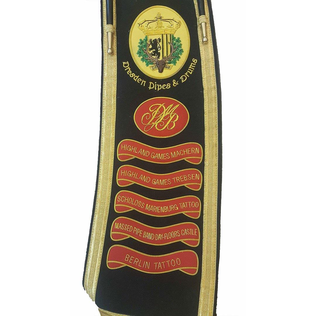 Drum Major Baldric Sash OR Pipe Major Baldric Sash Custom Made - biznimart