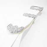Drummer Cross Belt White In PVC